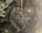 Family Christmas Ornament - Personalised Surname & Est Year