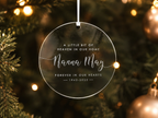 Memorial Christmas Ornament - Personalised Remembrance Keepsake